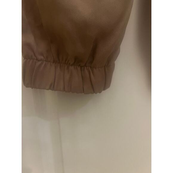 Reformation Montana High Waist Tan Pull on Jogger Pants Small USA Elastic Waist - Picture 8 of 8